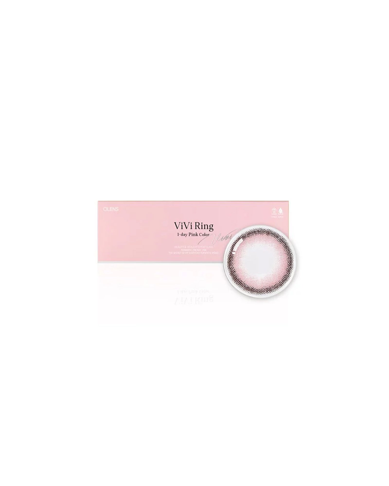 OLENS ViVi Ring Pink (1 Day, 10 lens/box) - OLENS - lenscottage